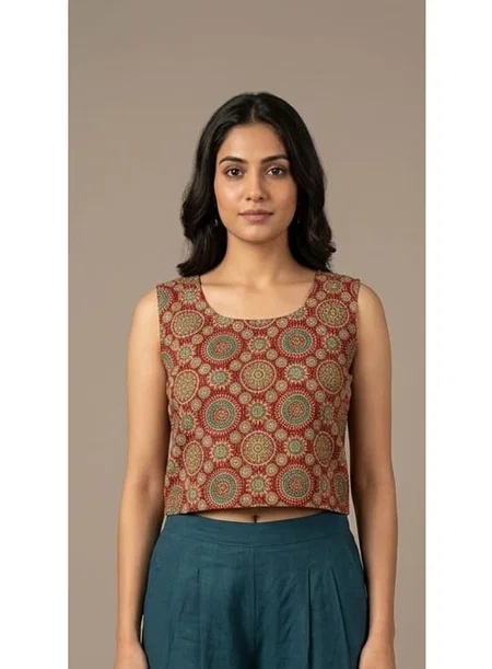 K 812 Vol 2 By Naisha Cotton Printed Reversible Ladies Crop Tops
